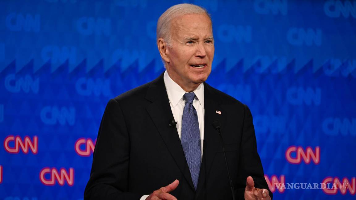 $!El presidente estadounidense Joe Biden durante el primer debate rumbo a las elecciones presidenciales de 2024 en Atlanta, Georgia.