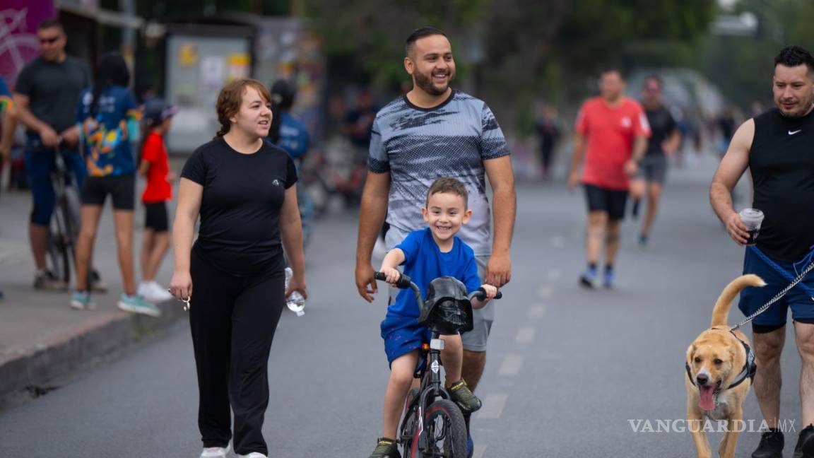 Ruta Recreativa en Saltillo: un domingo de salud, deporte y convivencia familiar