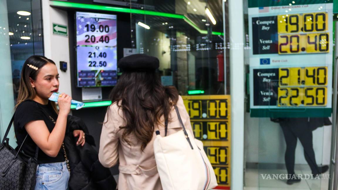 $!El dólar ganó terreno en México, con lo cual suman tres jornadas de pérdidas por parte del peso.