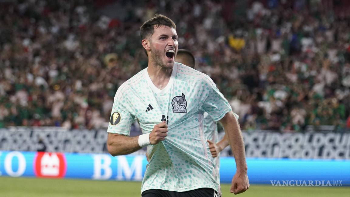 Anota Santi Giménez su primer gol con la Selección y le da el triunfo a México contra Haití