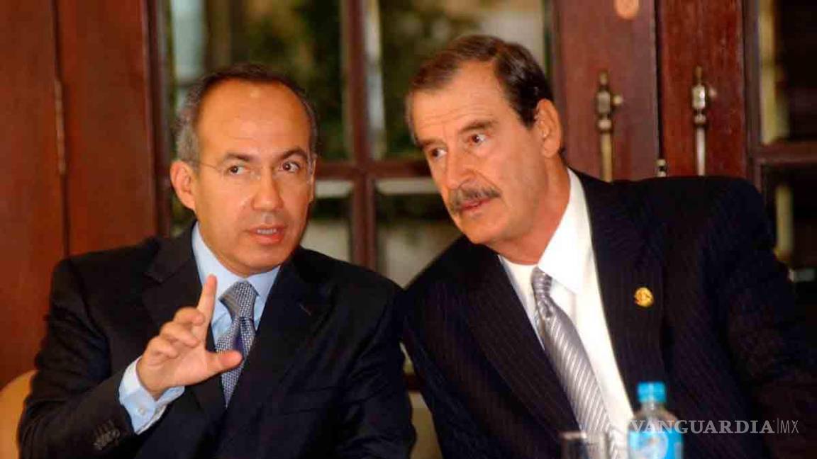 Vicente Fox y Felipe Calderón felicitan a Milei por triunfo en Argentina