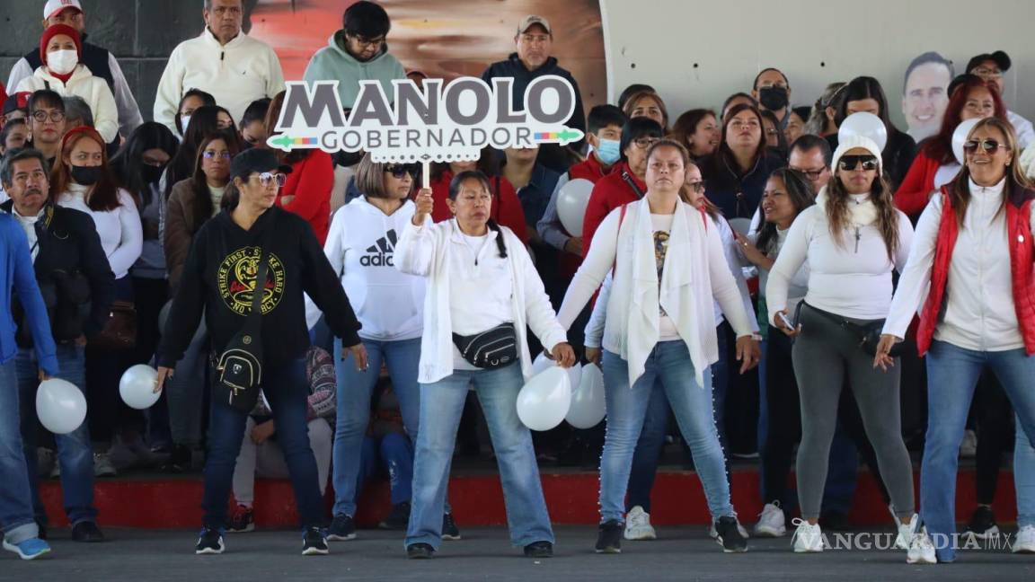Arrancan actividades de precampaña de Manolo Jiménez en Saltillo
