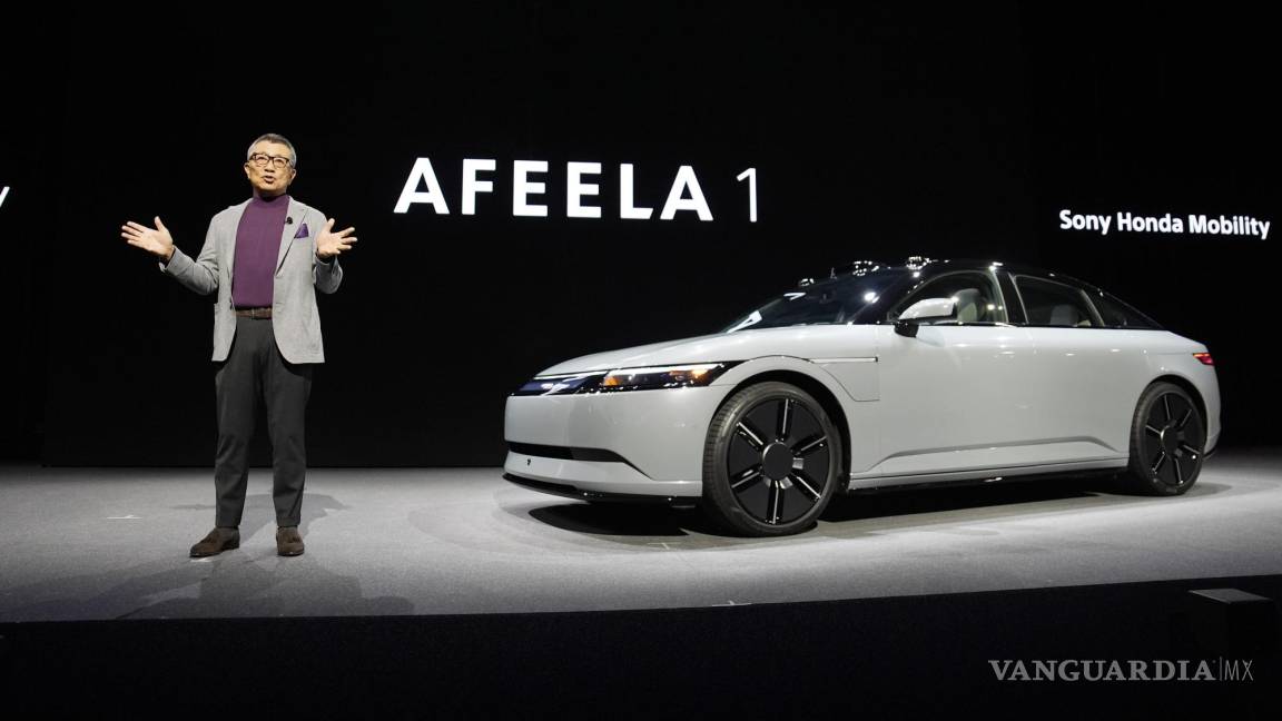 Presenta Sony Honda su nuevo vehículo inteligente Afeela 1 en la CES 2025