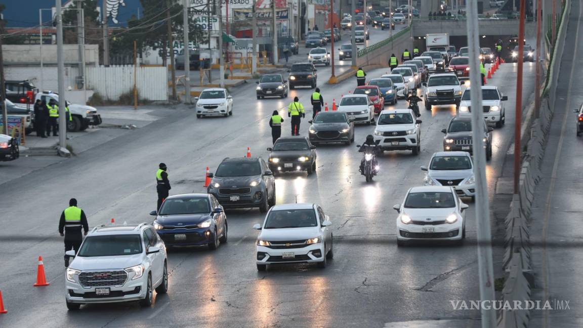 Saltillo: También eliminarán la incorporación al ‘Sarape’ de automovilistas que viajan de norte a sur