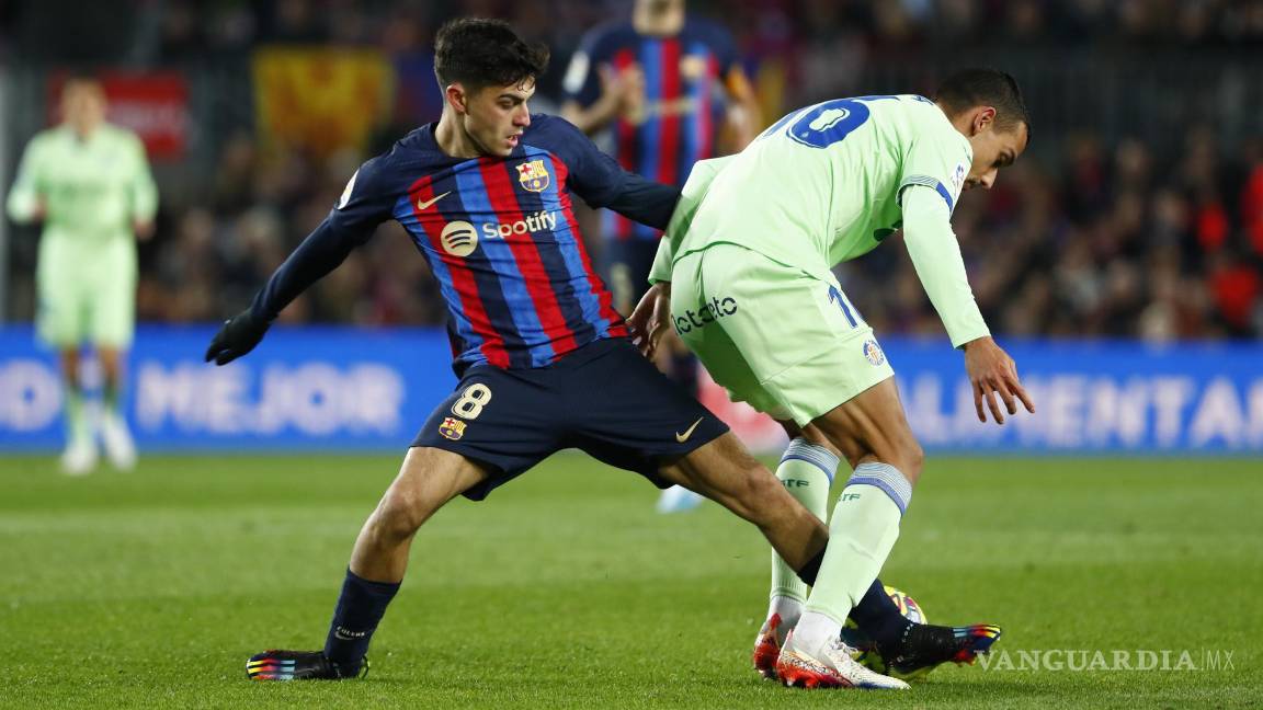 Con gol de Pedri; Barcelona vence al Getafe