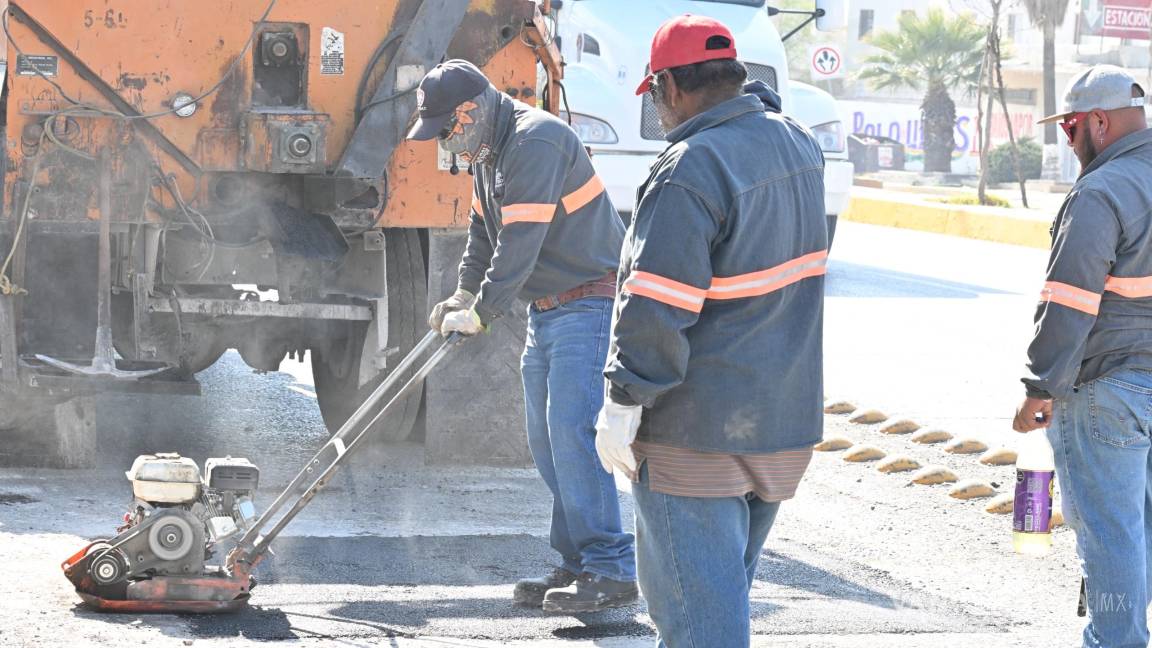 Trabaja Frontera en vialidades más seguras y funcionales con programa de bacheo