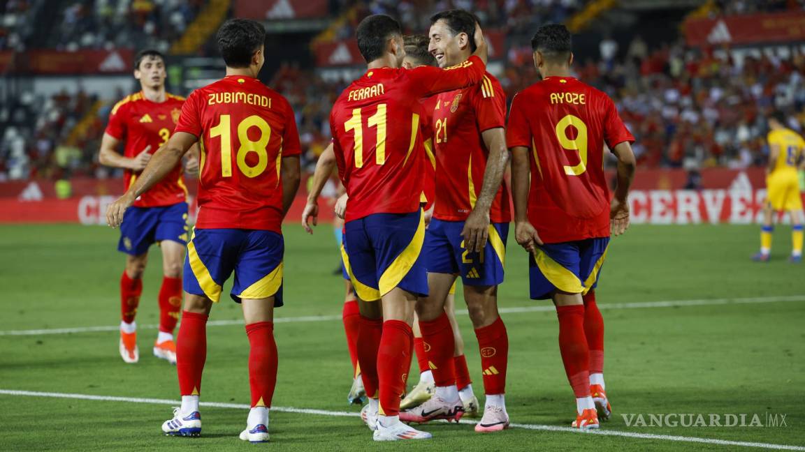 España goleó a Andorra desatando el debate de Luis de la Fuente