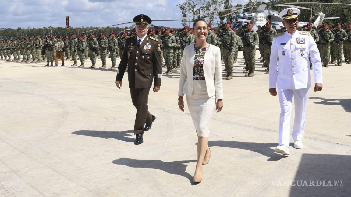 Reconoce Claudia Sheinbaum lealtad de Fuerzas Armadas a la 4T