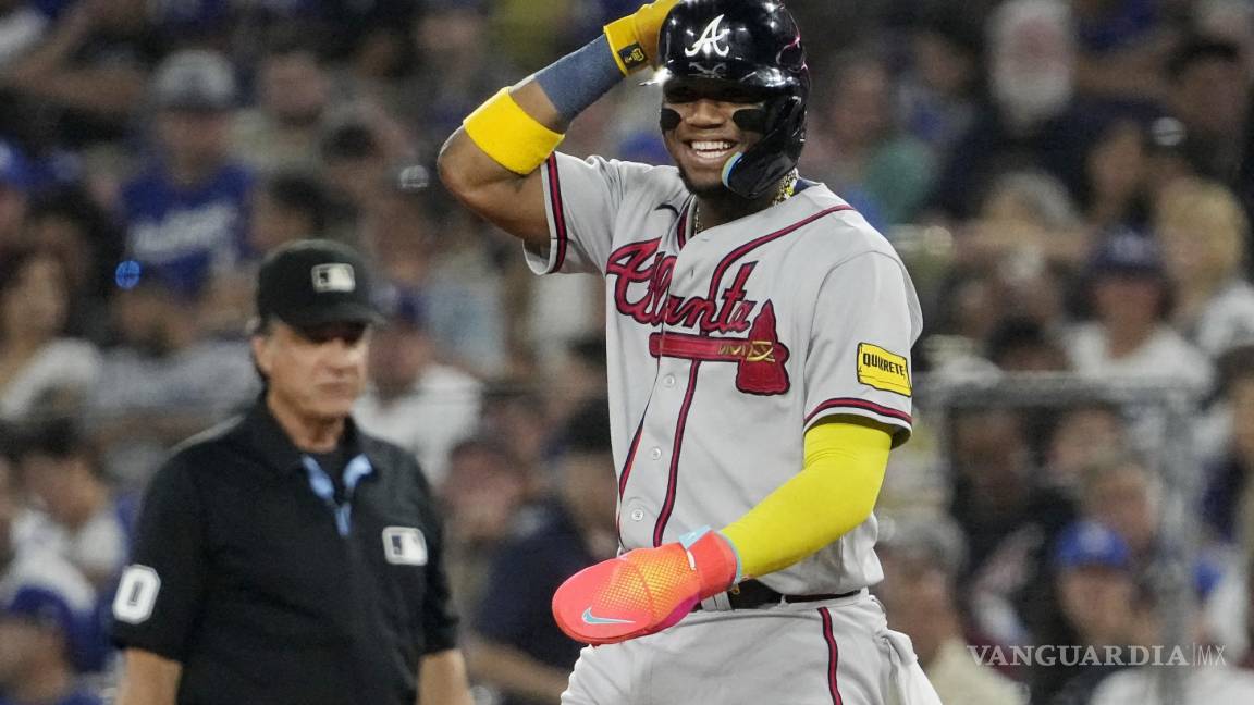 Ronald Acuña Jr. conecta su jonrón 31 y roba su base 63 en la victoria de los Braves ante Dodgers