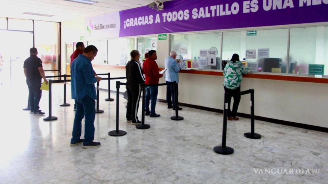 Tesorería de Saltillo invita a pagar a peso recargos de años pasados en predial