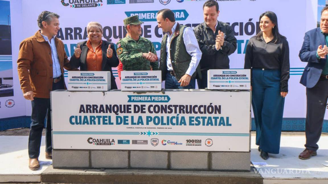Coahuila tendrá 7 cuarteles de la Policía del Estado antes de que culmine el 2024: Manolo Jiménez