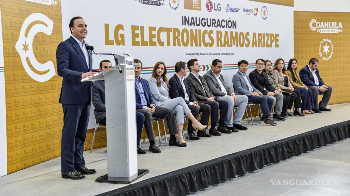 Inauguran Planta LG Electronics en Ramos Arizpe