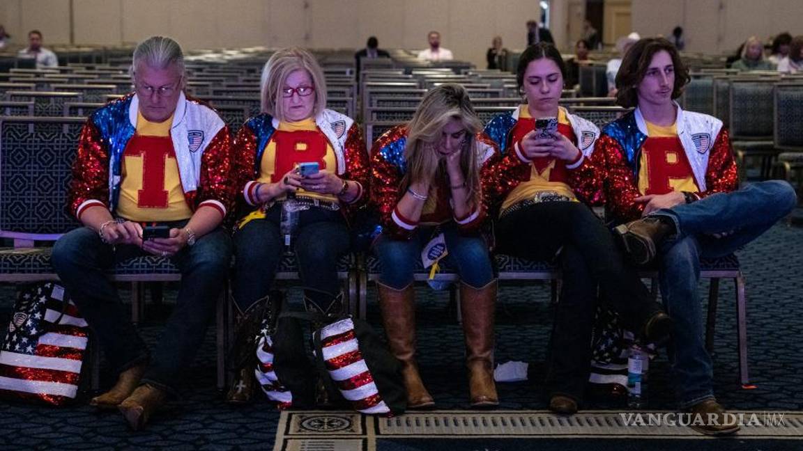 $!Asistentes durante un discurso en la Conferencia de Acción Política Conservadora en National Harbor, Maryland.