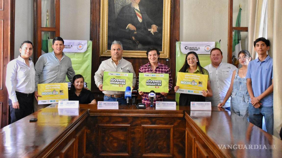 Cuatro Ciénegas fortalece política juvenil lanzan ‘el Mochilón 2025’