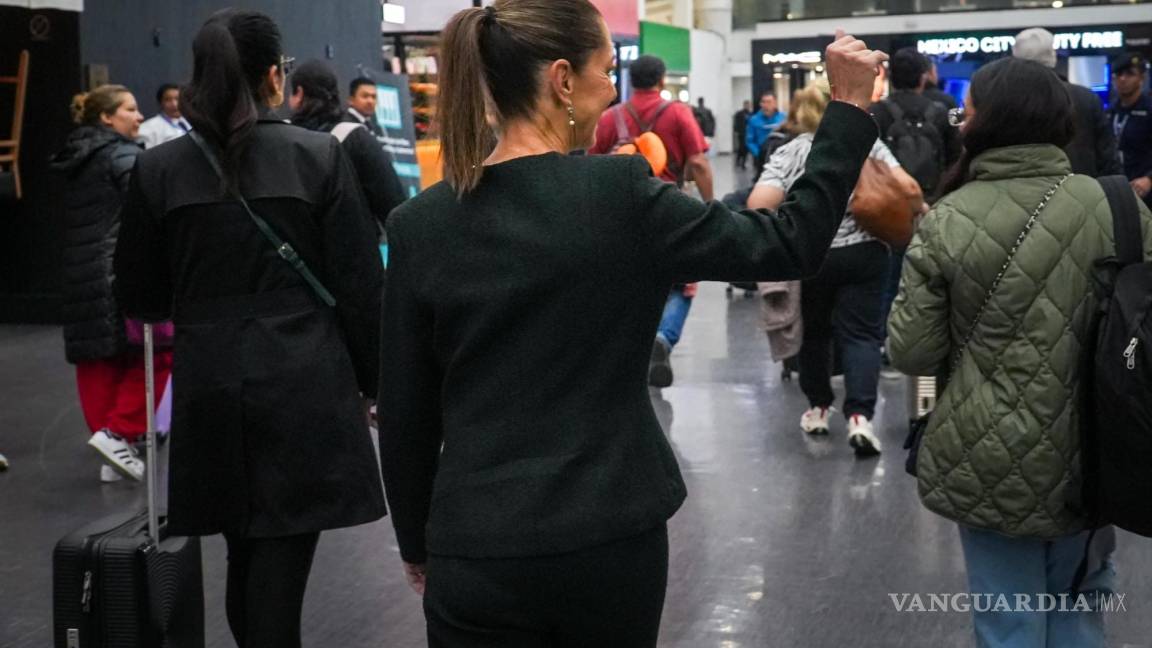 Claudia Sheinbaum sale del AICM rumbo a Brasil para la Cumbre de Líderes del G20