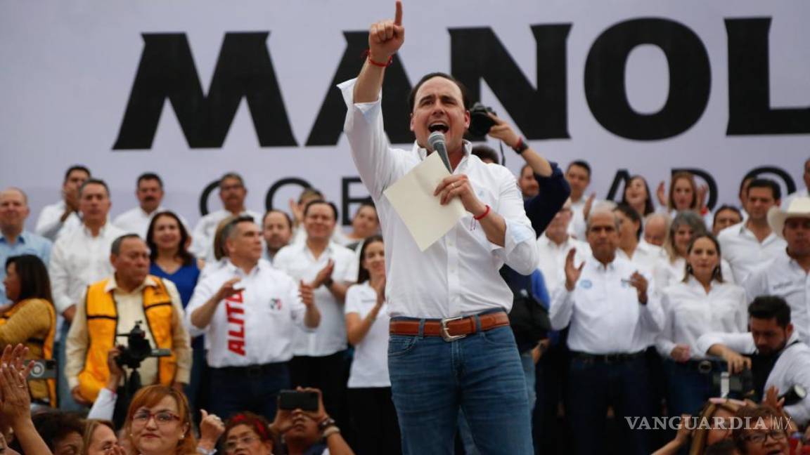 Manolo Jiménez arranca campaña en Monclova