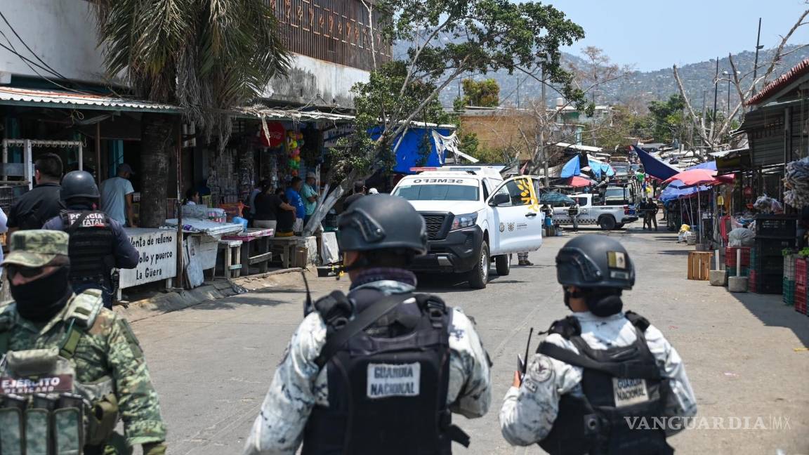 $!Desde noviembre, tras el paso del huracán “Otis”, al menos 10 mil elementos de la Guardia Nacional han sido desplegados.