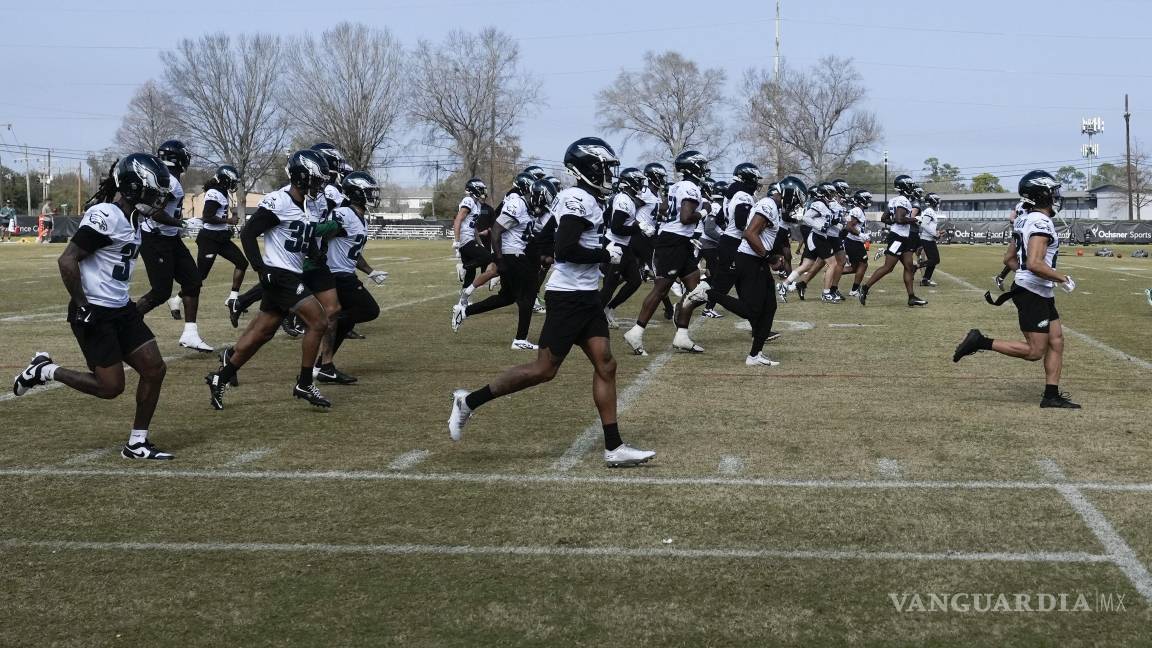 Últimos ajustes: Eagles cierran su preparación con un entrenamiento ligero antes del Super Bowl LIX