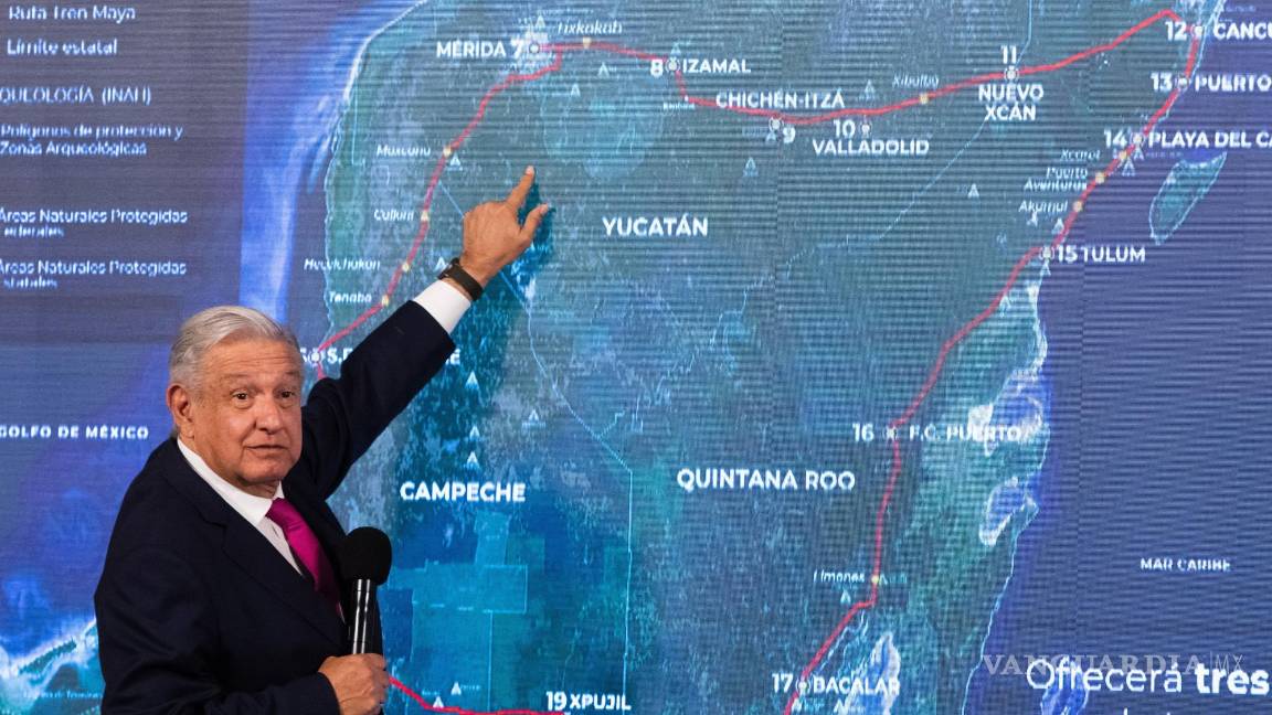 Niega AMLO nueva suspensión provisional de obras del Tramo 5 del Tren Maya