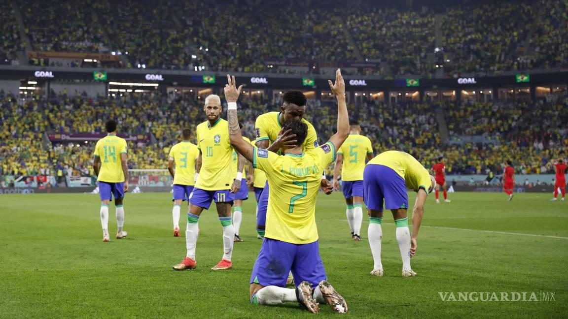 $!Lucas Paquetá anotó el cuarto gol de los brasileños.