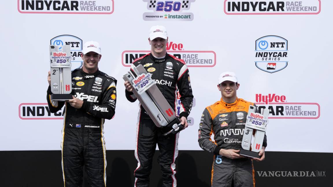 Pato O’Ward al podio: el mexicano consigue el tercer lugar en Iowa y sube en el ranking de IndyCar
