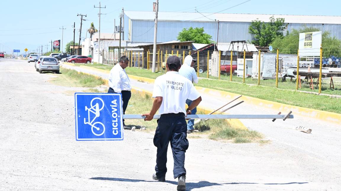 Refuerzan seguridad de Ciclovía de Frontera