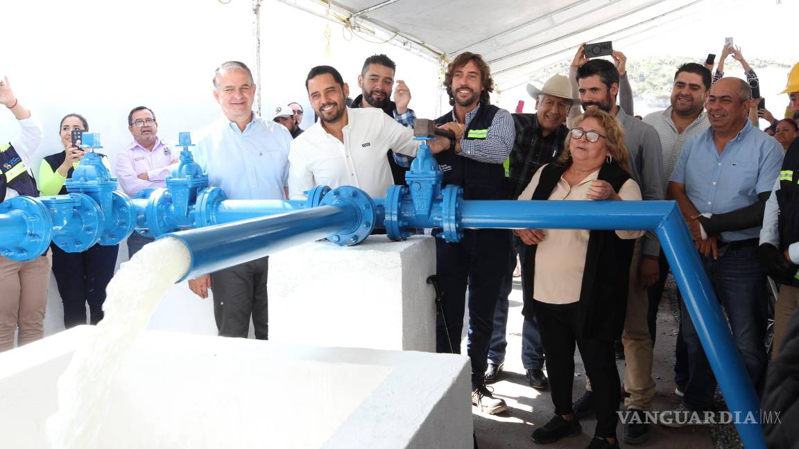 Saltillo amplía red de abastecimiento de agua con nuevo pozo que beneficiará a más de 7 mil personas