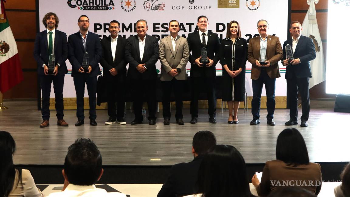 Entregan Premio Estatal de Excelencia Operacional en Coahuila