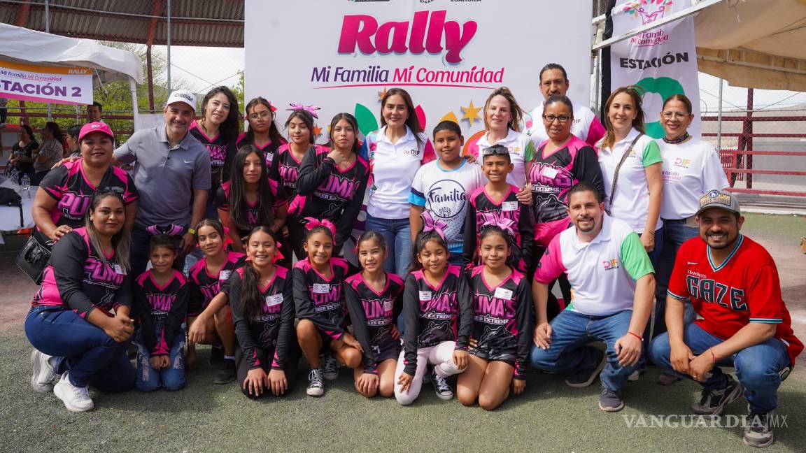 Reúne a 400 personas rally ‘Mi familia, mi comunidad’, en Ramos Arizpe