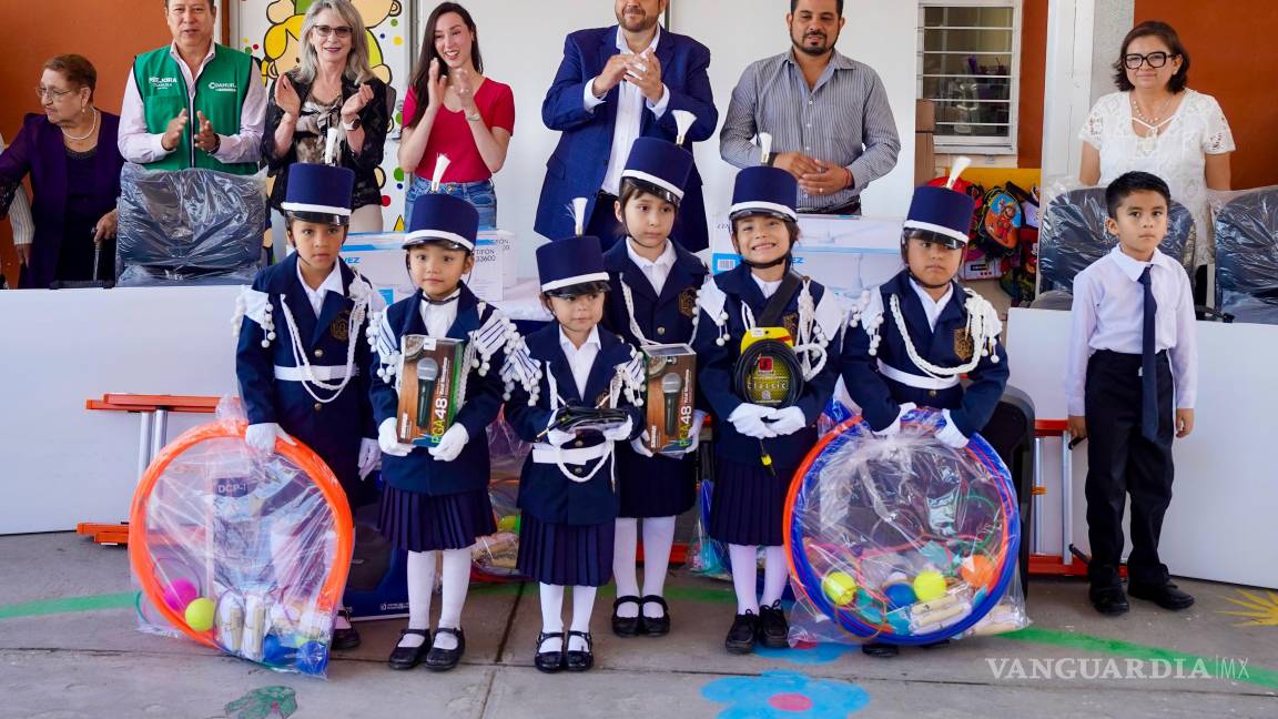 Inversión por la educación: entregan equipo a kínder de Ramos Arizpe dentro del programa ‘En tu escuela tú eliges’