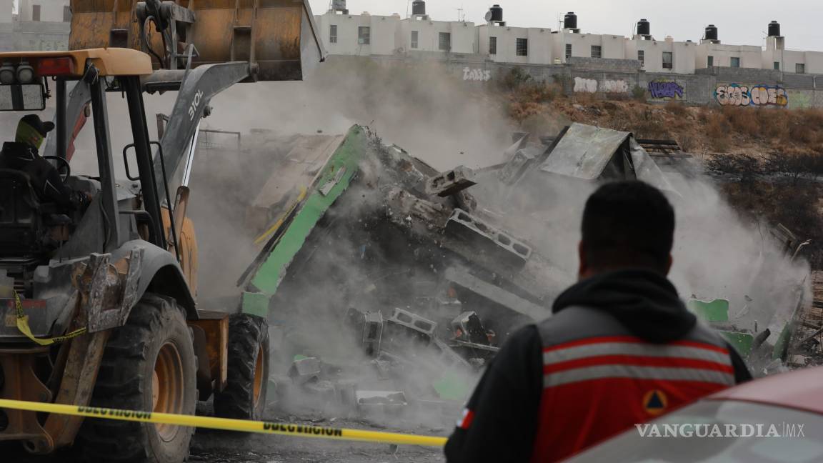 Gobierno de Saltillo atiende a familias afectadas por incendio que consumió una veintena de viviendas