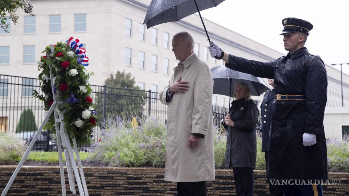 Joe Biden honra a las víctimas del 9/11 en el Pentágono