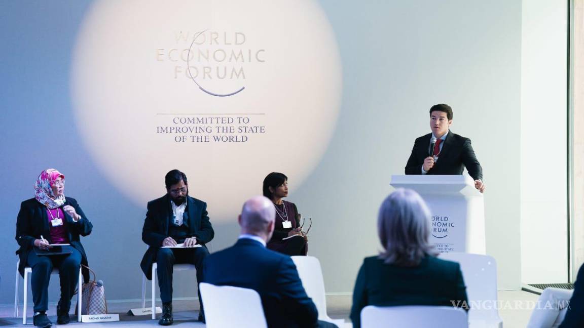 Gobernador de Nuevo León participa en conferencia sobre política industrial en Foro de Davos