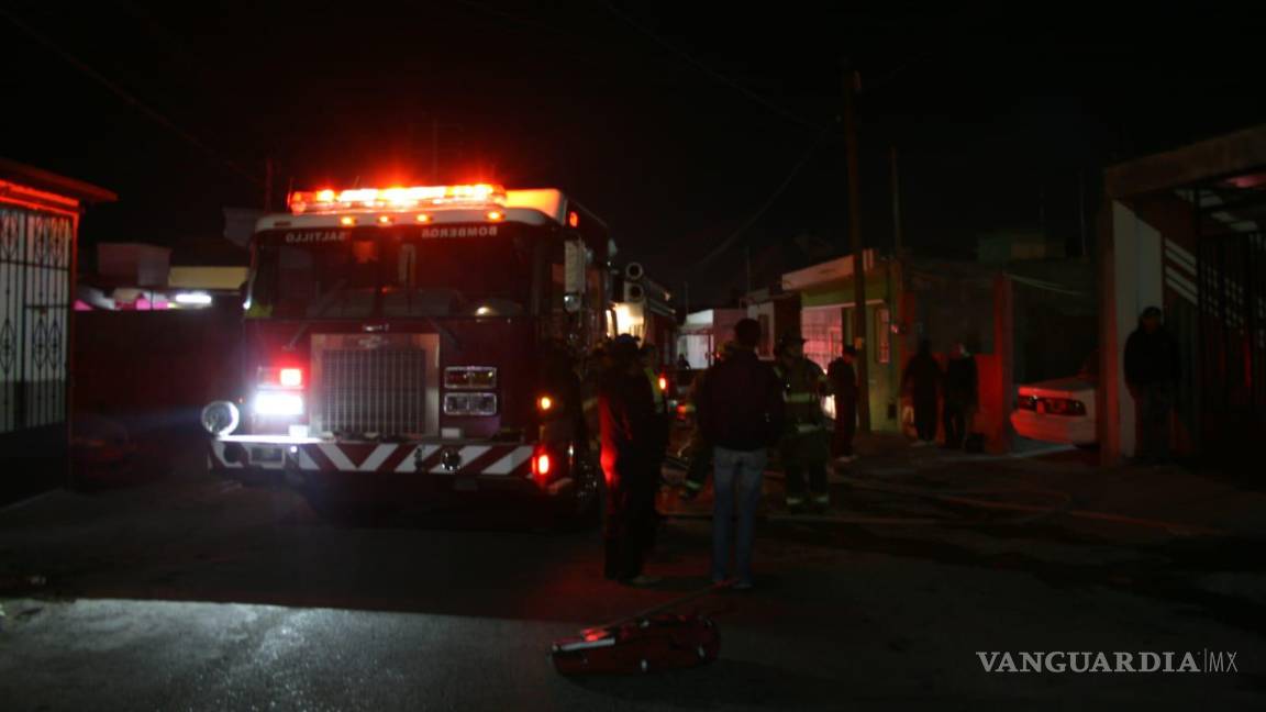 Cuarto de madera se incendia en casa de Las Teresitas en Saltillo