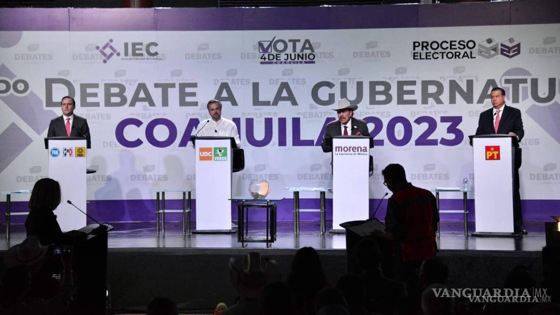 $!Los tres debates tuvieron una audiencia de más de 500 mil personas en toda la entidad.