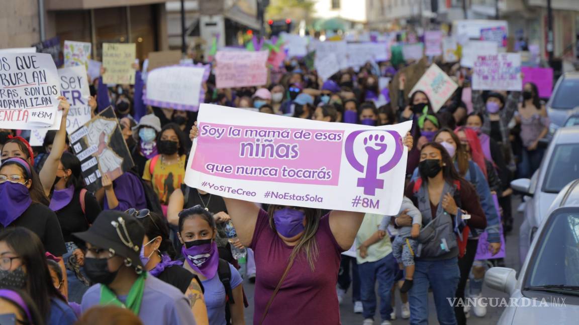 Convocan feministas a marcha contra de la violencia hacia mujeres e infancias en Saltillo