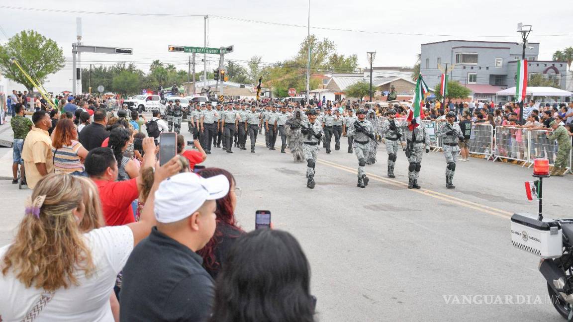 Reportan saldo blanco durante festejos del Grito y desfile en Piedras Negras