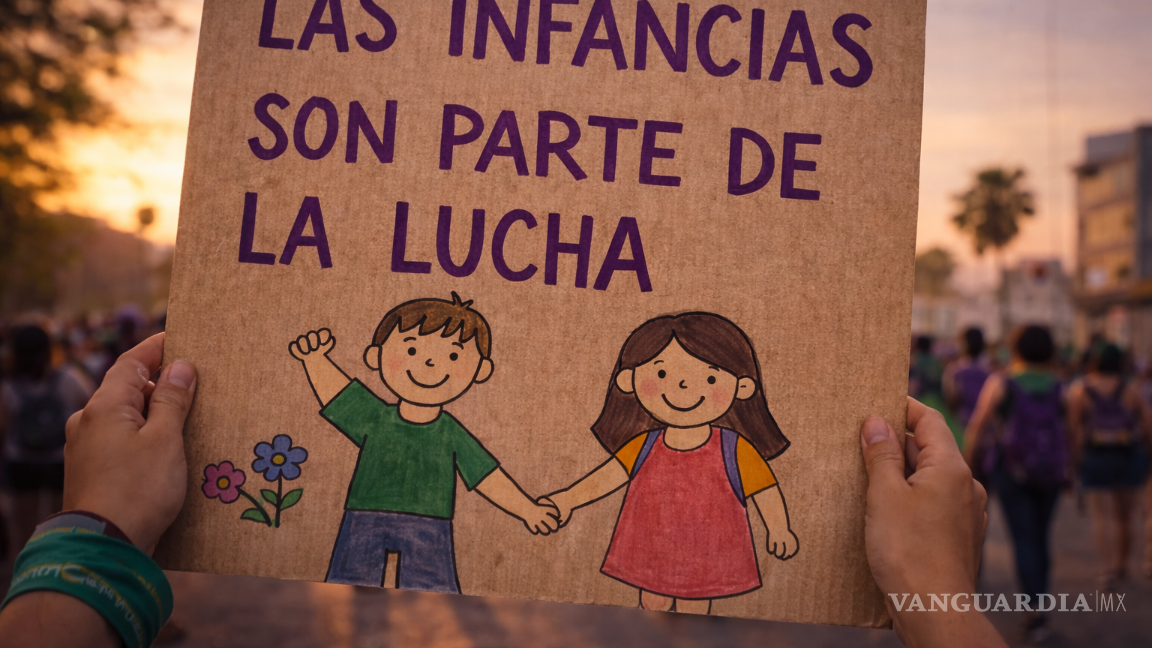 $!Un 8M desde el borde: acompañé a mi hija a una marcha feminista de Saltillo