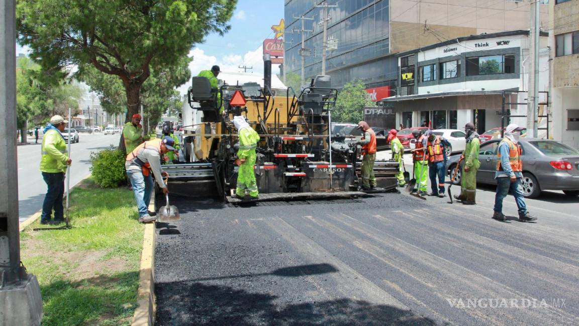 Saltillo: Recarpeteo del bulevar V. Carranza ya llegó al periférico LEA