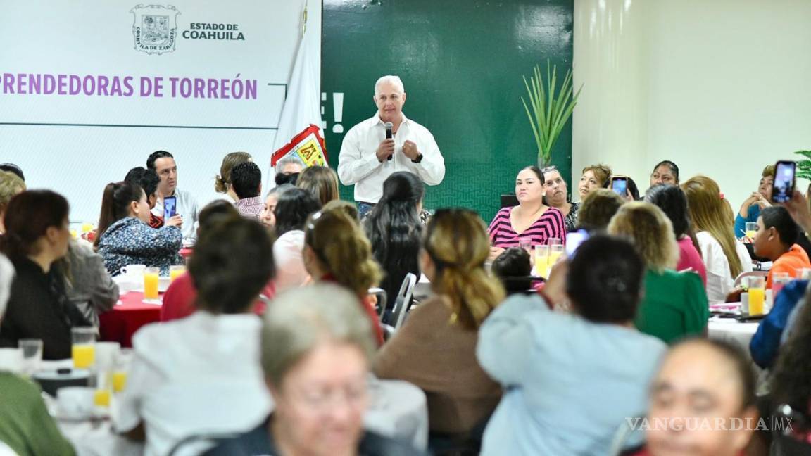 Anuncia Román Cepeda impulso a proyectos productivos de las mujeres de Torreón