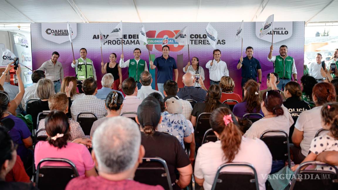 Saltillo: Llega colonias al 100 a Las Teresitas para mejorar calidad de vida y fortalecer el tejido social