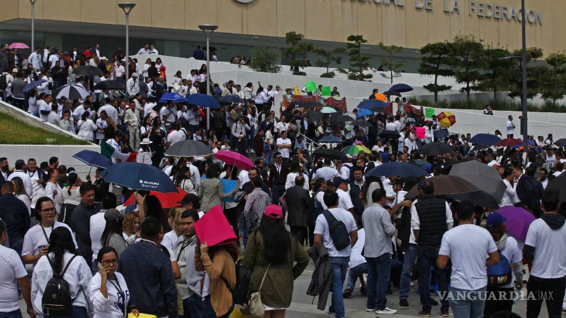 $!Trabajadores del Poder Judicial de la Federación se han manifestado desde distintas partes de la República Mexicana | Foto: Cuartoscuro