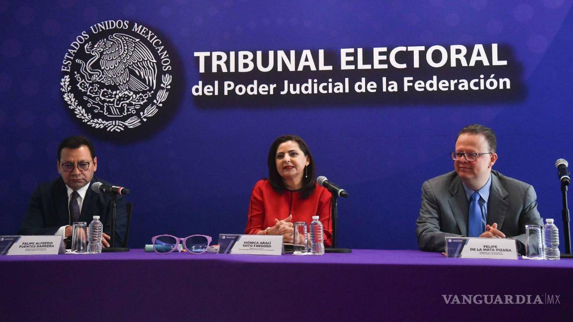 $!Mónica Aralí Soto, magistrada presidenta del TEPJF (c).