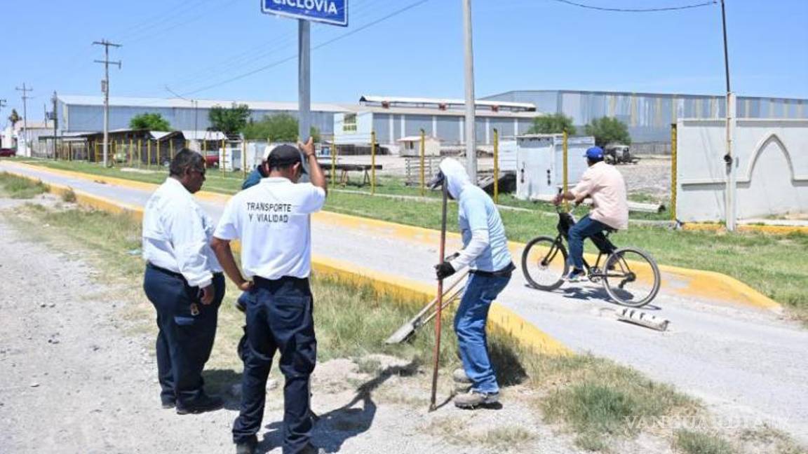 $!Los trabajos están a cargo de personal de Transporte y Vialidad.