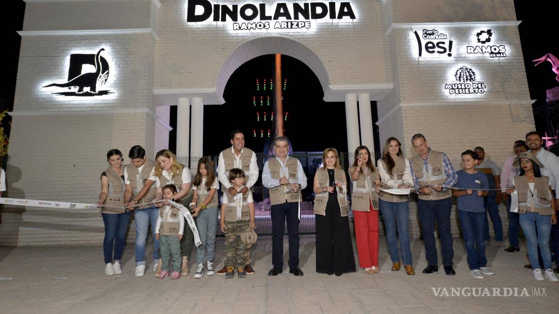 $!El Parque fue inaugurado por el gobernador Miguel Riquelme y el alcalde de Ramos Arizpe, José María Morales Padilla.