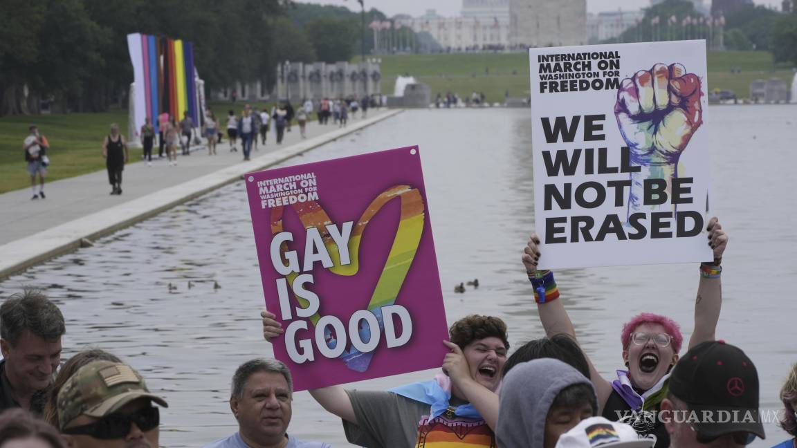 Marcha del Orgullo Mundial LGBTQ+ en EU se convierte en protestas contra Trump