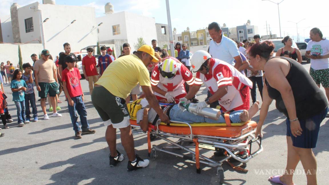 Fallece joven en accidente en moto en Saltillo; sus dos acompañantes están graves