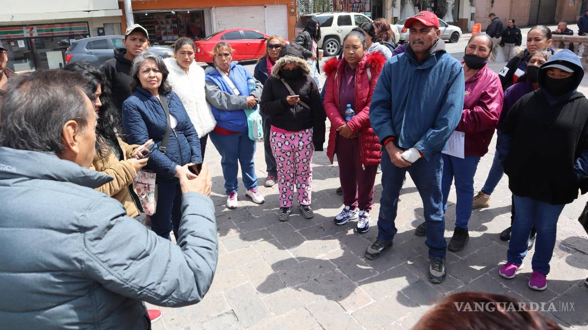 Protestan pepenadores por presuntas detenciones arbitrarias en Saltillo