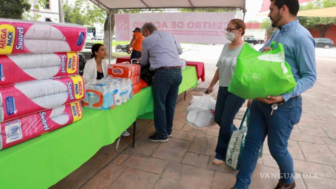 Responden saltillenses con ayuda a damnificados