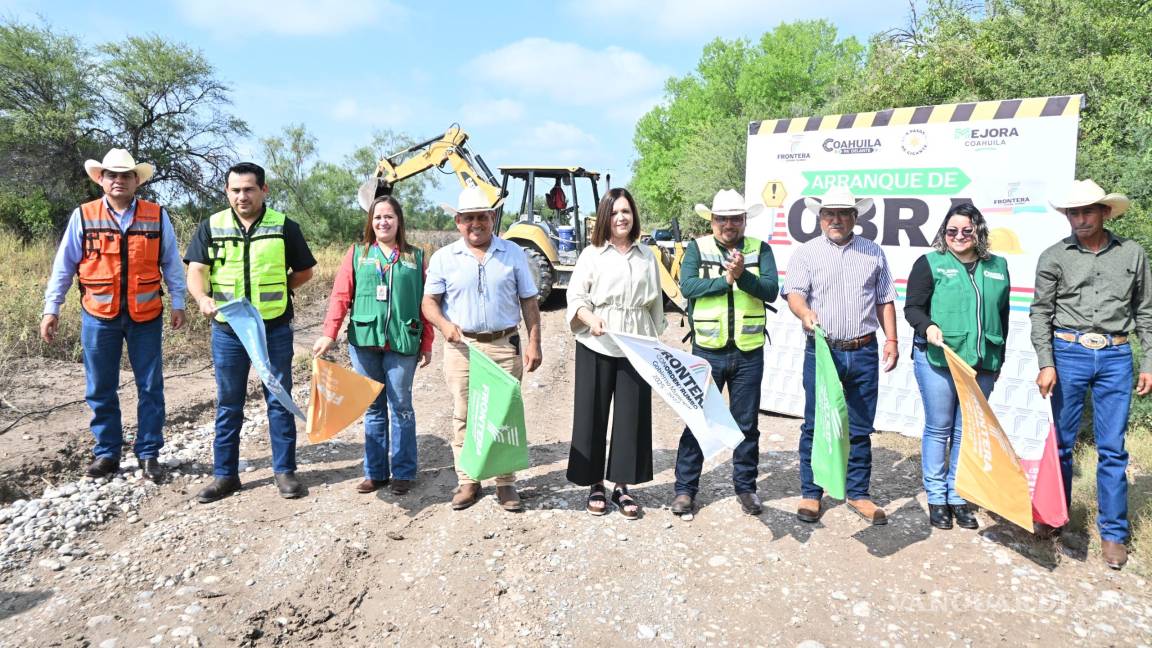 Inauguran camino rural que beneficiará a más de cinco mil habitantes de Ciudad Frontera